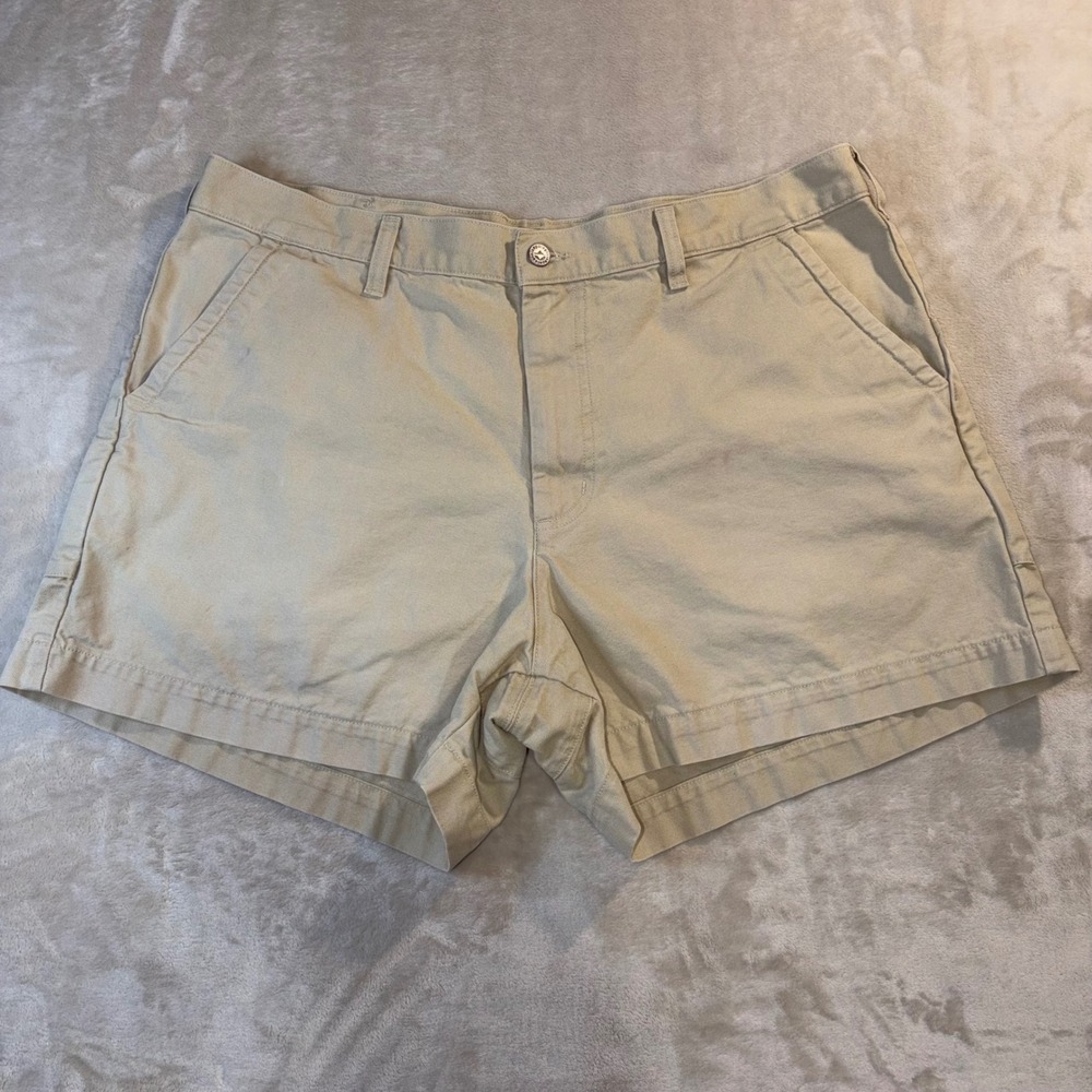 Patagonia Mens 40 Khaki Canvas 5" Stand Up Hiking Shorts Vintage Y2K Hiking 90s